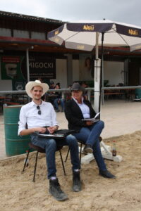 SRingsteward Manuel Zaglauer und Richterin Susa Sauer